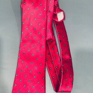 Christian Dior Red Men's Tie Classic Silk
